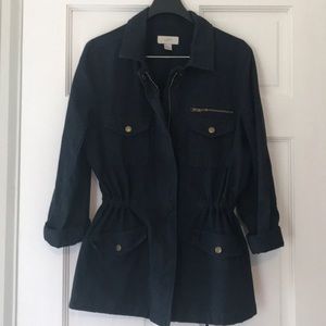 Loft Lightweight Cotton Military Jacket
